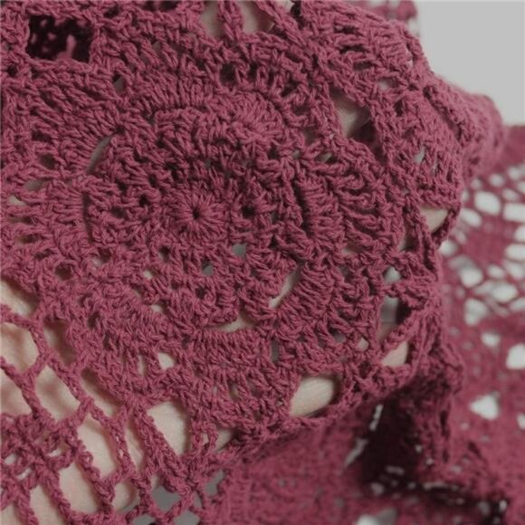 Cotton Handmade Crochet Lace Table Runner Rectangle Coffee Table Dresser Decor - Picture 3 of 6